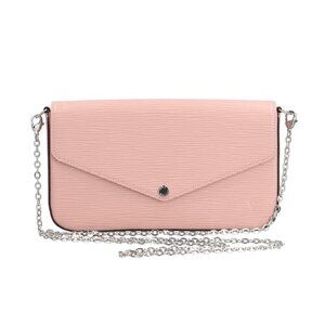 LOUIS VUITTON Pink Leather Shoulder Bag